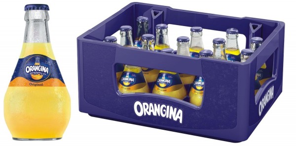 15 x Orangina lemonade yellow 0,25l glass bottle in original box