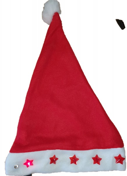 Santa Claus Cap...Flashing stars