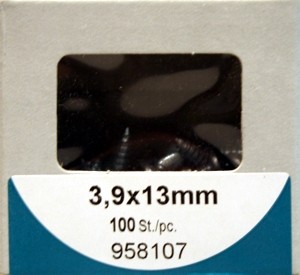 Liko 3, 9x13mm galvanised sheet metal screws