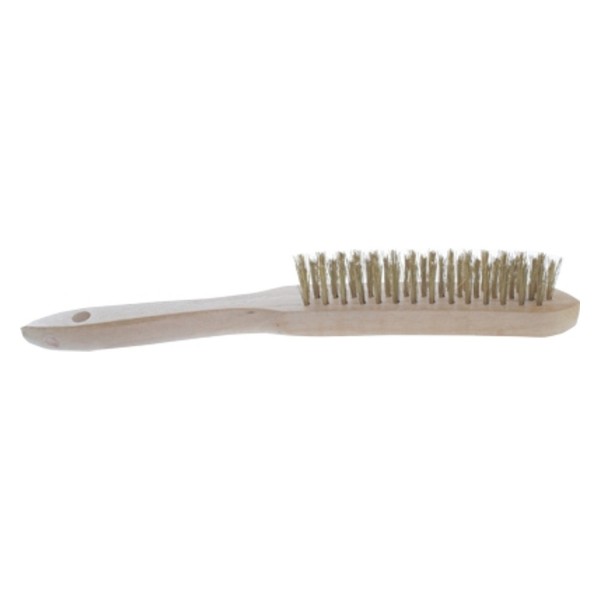 Brass wire brush