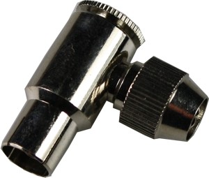 Coax angled connector