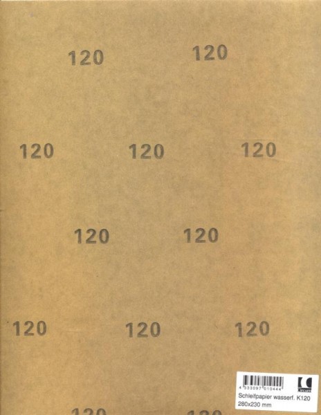 Finishing sandpaper K 120
