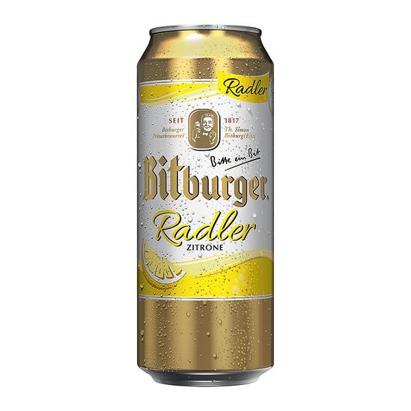 2 x Bitburger Radler 24x0.5L = 48 cans 2.5% vol beer mix drink