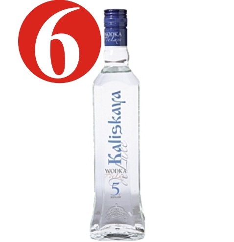 6x Kaliskaya vodka DELUXE 40% vol.-0,7l