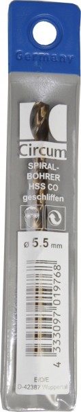 Spiralb. D338RN closed 5, 5 mm HSSCo T CIR