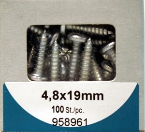 Liko 4, 8x19mm galvanized sheet metal screws