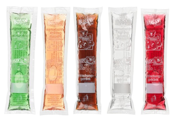 200 x 40 ml BUSSY Mix Water Ice Drinks Carton - Mixed