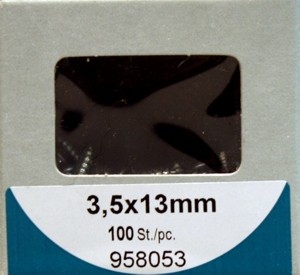 Liko 3, 5x13mm galvanised sheet metal screws