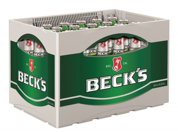 24x Becks Pils 0.33l 4,9% vol. in original case
