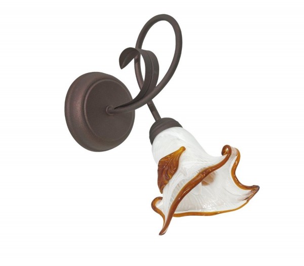 Lampex Wandleuchte Irene metal/glass 30 x 12 cm
