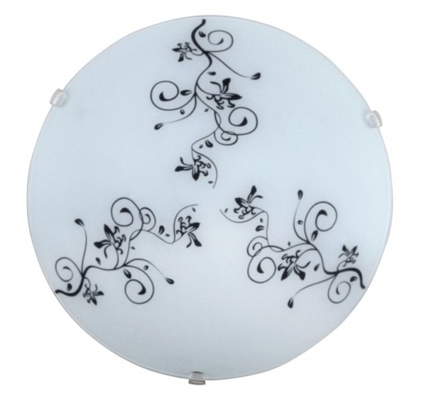 Rabalux Bloomy wall and ceiling light white / black