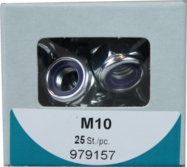Hexagonal nuts M10 selbstsich.nd
