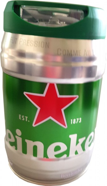 Heineken beer barrel 5L DraughtKeg 5% vol.