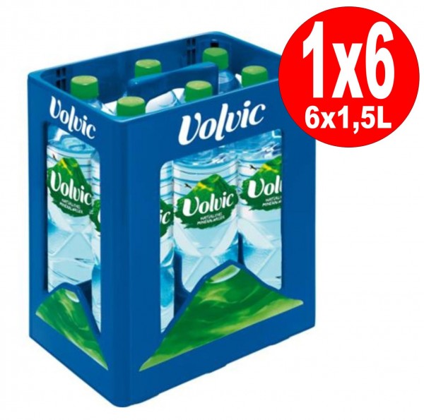 Volvic Naturelle 6x1,5 liter original box