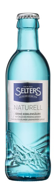 24 x Selters Naturell 0.25 l glass bottle in original box, reusable deposit