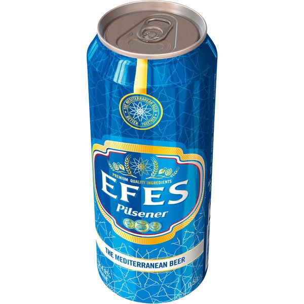 24x0.5L cans of Efes Pilsener 5% Vol._incl. €6 one-way deposit