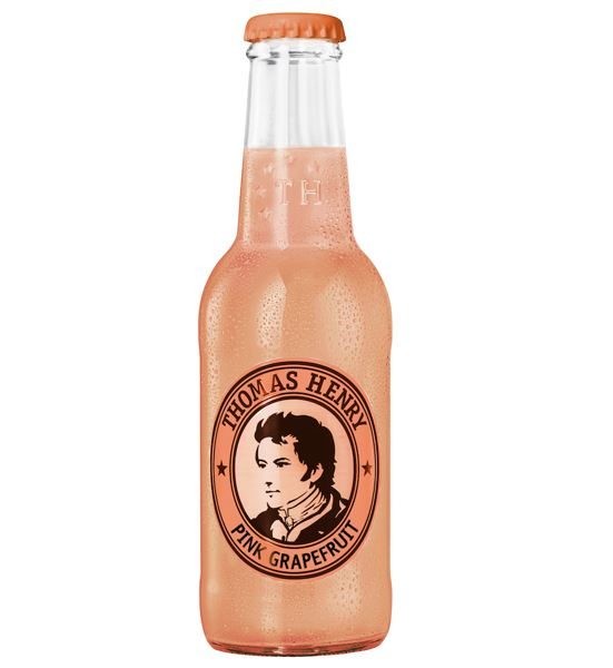 24 x Thomas Henry Pink Grapefruit 200ml reusable MHD:11.01.2025 - Reduced