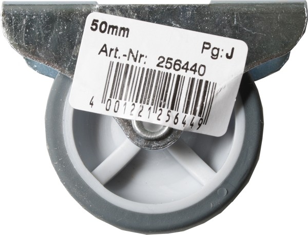 Kohlenkasten roles rubber 50 mm galvanised