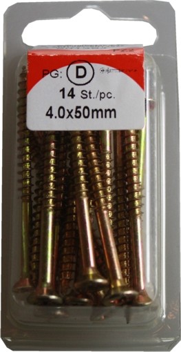 Pozidrive chipboard screws