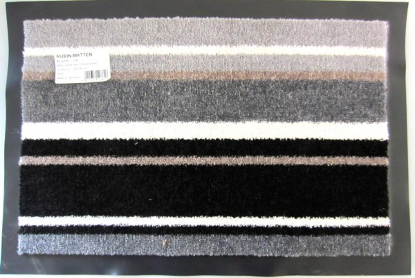 Rubin mats doormat stripe design 39 x 59 cm different colors